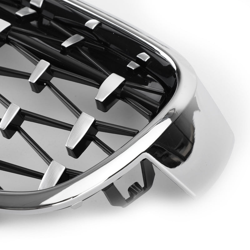 Grilles Calandre Diamantées BMW F30 Gloss Black 2012-2016 - vue de dessus 2 - Becquet Voiture