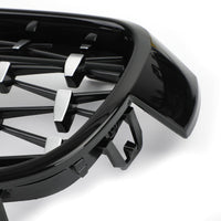 Grilles Calandre Diamantées BMW F30 Gloss Black 2012-2016 - vue de face 4 - Becquet Voiture
