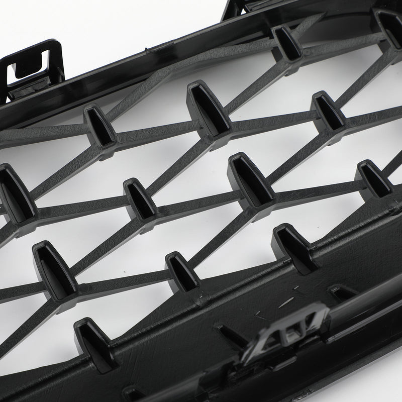 Grilles Calandre Diamantées BMW F30 Gloss Black 2012-2016 - vue de profil 4 - Becquet Voiture