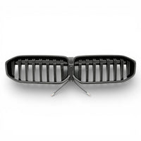 Grilles calandre LED noires BMW Série 3 G20 simple double lame 2018-2025 - détail du montage - Becquet Voiture