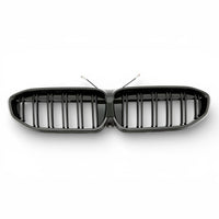 Grilles calandre LED noires BMW Série 3 G20 simple double lame 2018-2025 - vue de face - Becquet Voiture