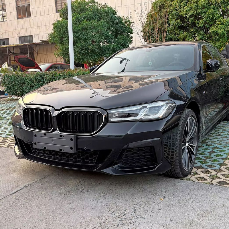 Grilles Calandre LED Performance BMW Série 5 G30 LCI Noir - installé sur véhicule - Becquet Voiture