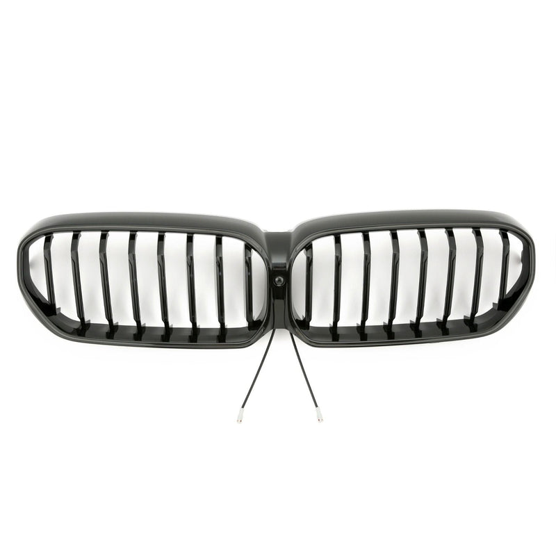 Grilles Calandre LED Performance BMW Série 5 G30 LCI Noir - vue de face - Becquet Voiture