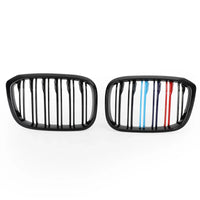 Grilles Calandre M-Color Noir Brillant BMW X3 X4 G01 G02 - installé sur véhicule 2 - Becquet Voiture