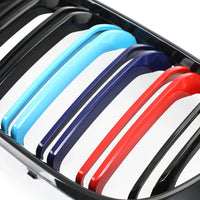 Grilles Calandre M-Color Noir Brillant BMW X3 X4 G01 G02 - vue de profil 2 - Becquet Voiture