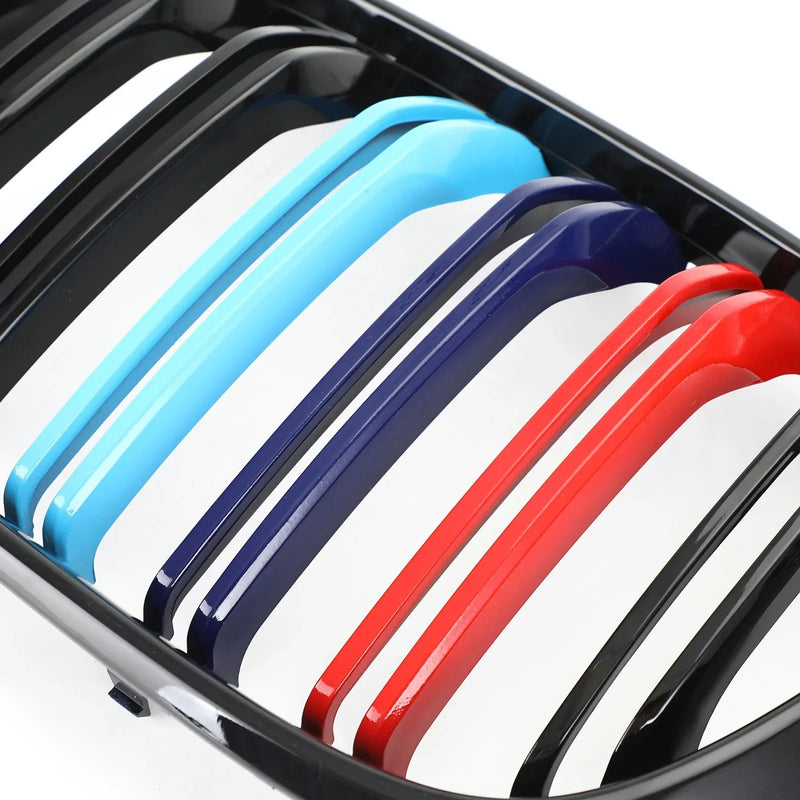 Grilles Calandre M-Color Noir Brillant BMW X3 X4 G01 G02 - vue de profil 2 - Becquet Voiture