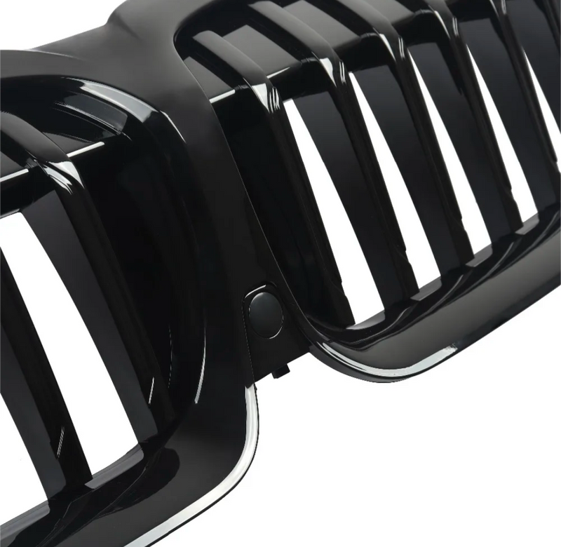 Grilles calandre noir brillant M3 Competition BMW Série 3 G20 - installé sur véhicule - Becquet Voiture