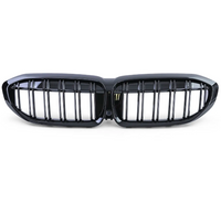 Grilles calandre noir brillant M3 Competition BMW Série 3 G20 - vue de dessus - Becquet Voiture