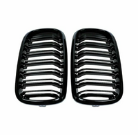 Grilles Calandre Noir Brillant Type X6M BMW X6 F16 - installé sur véhicule - Becquet Voiture