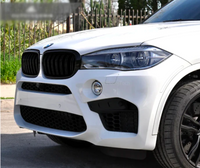 Grilles Calandre Noir Brillant Type X6M BMW X6 F16 - vue de profil - Becquet Voiture
