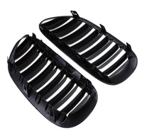 Grilles Calandre Noires Brillantes BMW Série 6 E63 E64 2003-2010 - packshot studio - Becquet Voiture