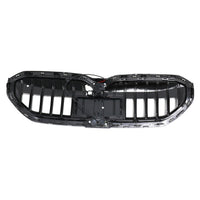 Grilles Calandre Noires LED BMW Série 5 i5 G60 M5 G90 - détail du montage - Becquet Voiture