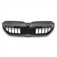 Grilles Calandre Noires LED BMW Série 5 i5 G60 M5 G90 - vue rapprochée - Becquet Voiture