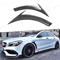 Grilles d'Aération Carbone Mercedes CLA W117 2013-2019 - vue de face - Becquet Voiture