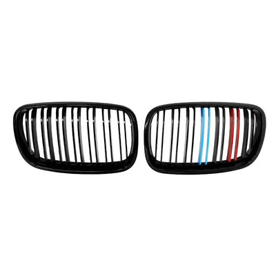 Grilles de Calandre BMW X5 X6 E70 E71 2008-2014 - packshot studio - Becquet Voiture