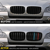 Grilles de Calandre BMW X5 X6 E70 E71 2008-2014 - vue de profil - Becquet Voiture