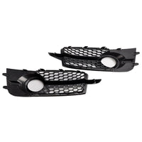 Grilles de Protection Antibrouillard Avant Audi A1 8X S-Line 2011-2014, - vue de trois-quarts - Becquet Voiture