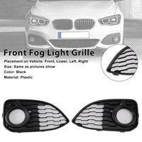 Grilles de Protection Antibrouillard BMW Série 1 F20 F21 M-Sport 2015-2019 - vue de profil - Becquet Voiture