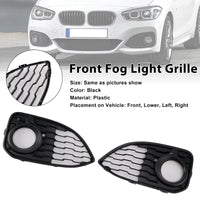 Grilles de Protection Antibrouillard BMW Série 1 F20 F21 M-Sport 2015-2019 - vue de trois-quarts - Becquet Voiture