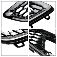 Grilles Pare-Choc Antibrouillard Noir Ford Focus 2015-2018 - vue de face 2 - Becquet Voiture