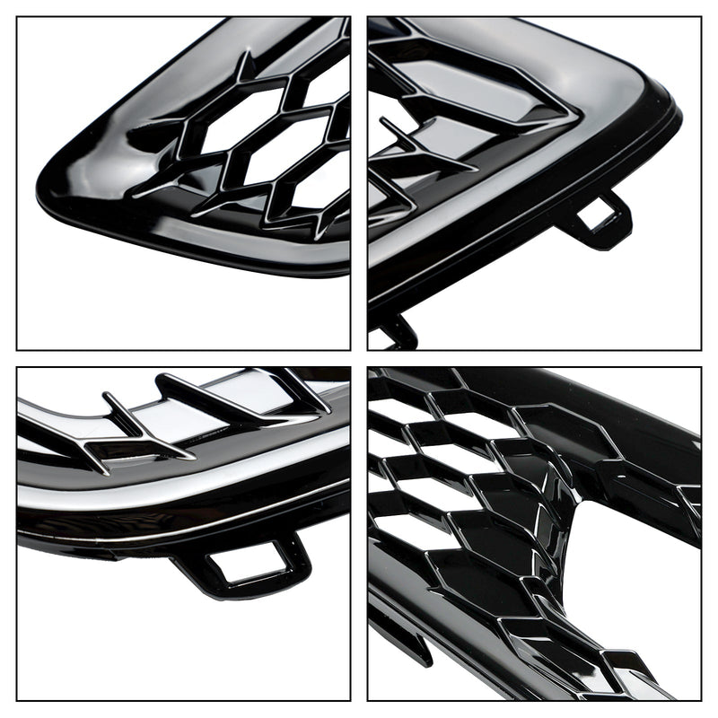 Grilles Pare-Choc Antibrouillard Noir Ford Focus 2015-2018 - vue de face 2 - Becquet Voiture