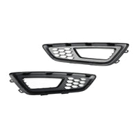 Grilles Pare-Choc Antibrouillard Noir Ford Focus 2015-2018 - vue de face - Becquet Voiture
