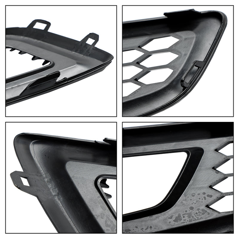Grilles Pare-Choc Antibrouillard Noir Ford Focus 2015-2018 - vue de profil 2 - Becquet Voiture