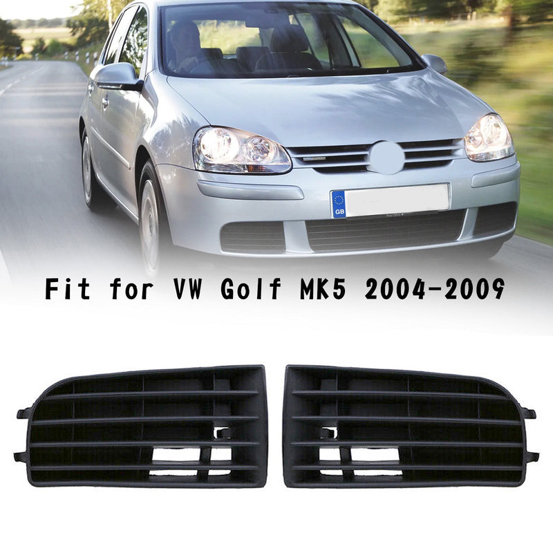 Grilles Pare-Chocs Avant VW Golf MK5 2005-2008 - vue arrière - Becquet Voiture