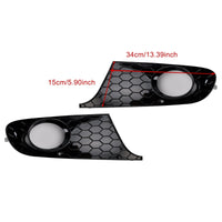 Anti-Fog Light Grilles VW Golf MK6 Jetta 2009-2013 - rear view - Becquet Voiture
