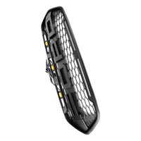 GZ.A FT-QX-DD Calandre Ford Transit 2018-2023 Noir Mat Éclairage - vue rapprochée - Becquet Voiture