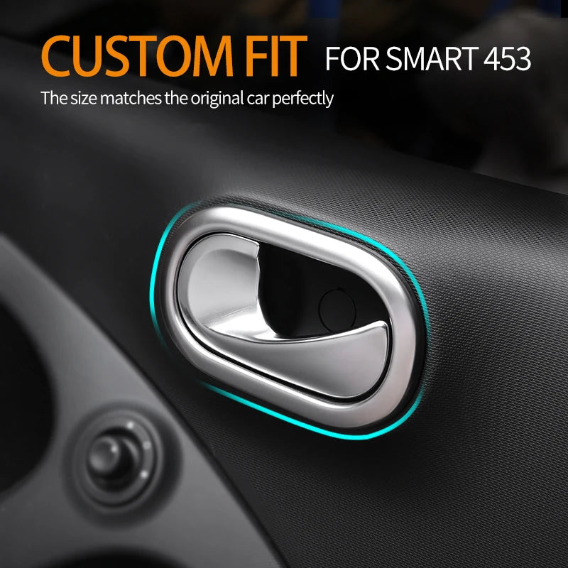 Door Handle Trim Smart 453 Fortwo Forfour - three-quarter view - Becquet Voiture