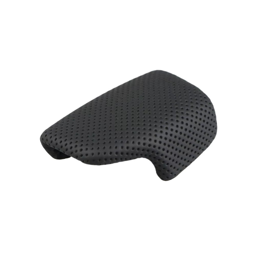Habillage Sélecteur Vitesse Cuir Perforé Audi A6 S6 RS6 C8 - vue de face - Becquet Voiture