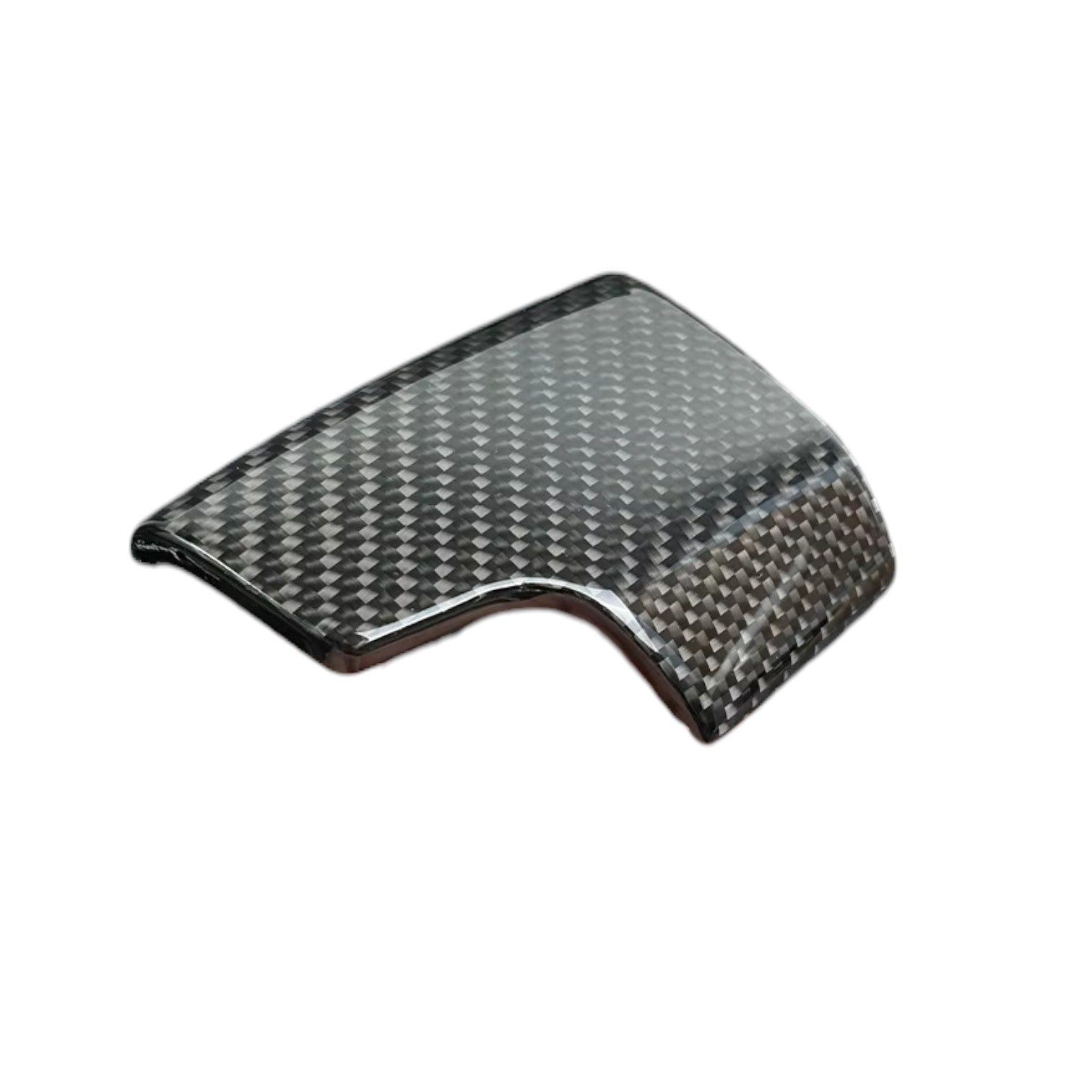 Habillage Sélecteur Vitesse Fibre Carbone – Audi A6 S6 RS6 - vue de face - Becquet Voiture