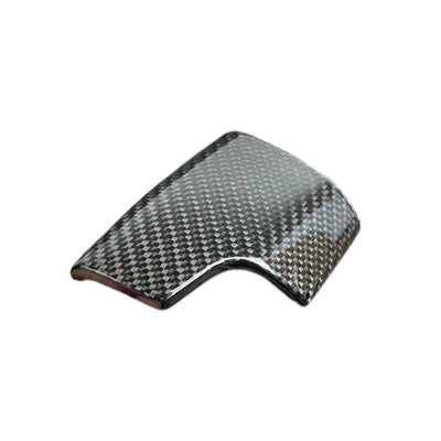 Habillage Sélecteur Vitesse Fibre Carbone – Audi A6 S6 RS6 - vue de trois-quarts - Becquet Voiture
