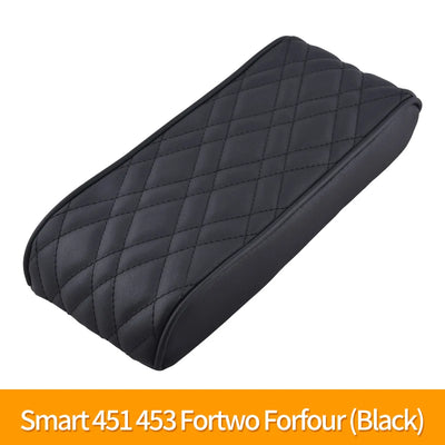 Housse Accoudoir Console Centrale Smart Fortwo Forfour - détail du montage - Becquet Voiture
