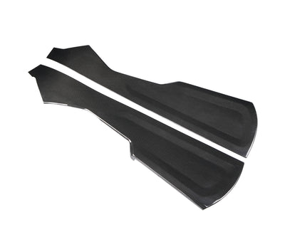 Housse Console Centrale Fibre Carbone BMW G80 G82 G87 - vue de profil - Becquet Voiture