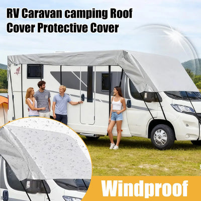Housse de Protection Camping-Car Anti-UV Coupe-Vent - vue arrière - Becquet Voiture