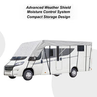 Housse de Protection Camping-Car Anti-UV Coupe-Vent - vue de face - Becquet Voiture