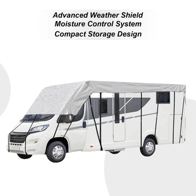 Housse de Protection Camping-Car Anti-UV Coupe-Vent - vue de face - Becquet Voiture
