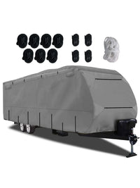 Housse de Protection Caravane en Tissu Non Tissé 571 x 260 cm - vue de face - Becquet Voiture