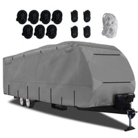 Housse de Protection Caravane en Tissu Non Tissé 571 x 260 cm - vue de profil - Becquet Voiture