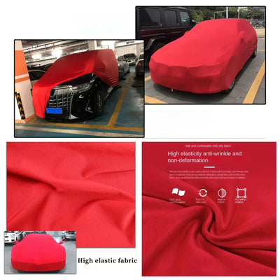 Housse de Protection Voiture Extensible Universelle - installé sur véhicule - Becquet Voiture