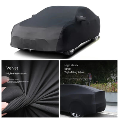 Housse de Protection Voiture Extensible Universelle - vue arrière - Becquet Voiture