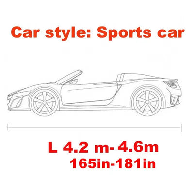 Housse de Protection Voiture Extensible Universelle - vue de trois-quarts 2 - Becquet Voiture