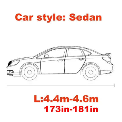 Housse de Protection Voiture Extensible Universelle - vue rapprochée - Becquet Voiture