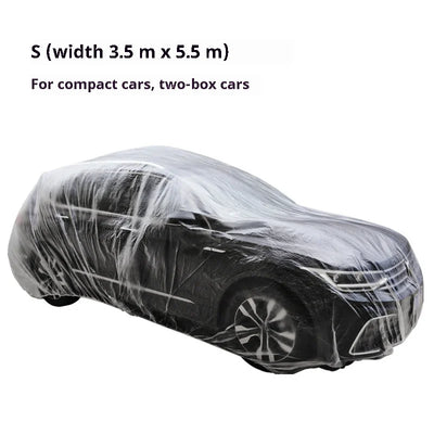 Housse de Protection Voiture Transparente Imperméable Universelle - détail du montage - Becquet Voiture