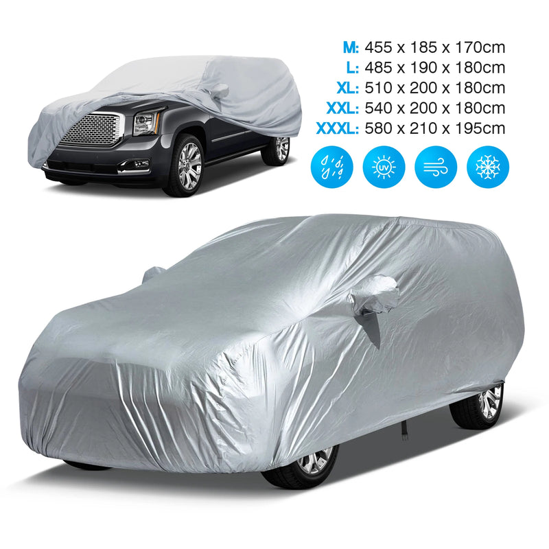 Housse de Protection Voiture Universelle SUV Berline Étanche Anti-UV - packshot studio - Becquet Voiture