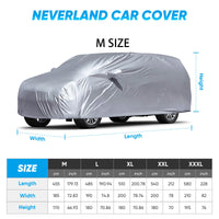 Housse de Protection Voiture Universelle SUV Berline Étanche Anti-UV - vue de dessus - Becquet Voiture