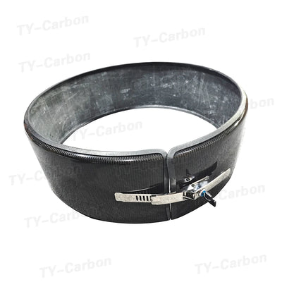 Housse de Roue de Secours Carbone Mercedes Classe G W463 - vue de profil - Becquet Voiture