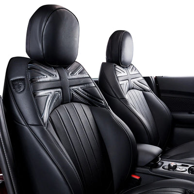 Housse de Siege Arriere Mini Cooper F54 F55 F56 F60 R60 - vue de face - Becquet Voiture